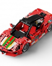 积木拼组装儿童益智玩具跑车赛车汽车布加迪保时捷模型男生日礼物