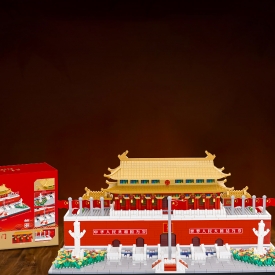天安门积木拼装玩具益智高难度巨大型拼装小颗粒模型男女生孩礼物