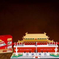天安门积木拼装玩具益智高难度巨大型拼装小颗粒模型男女生孩礼物
