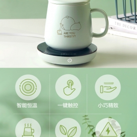 电热杯垫加热牛奶神器暖暖杯55度恒温杯家用保温加热杯子杯垫
