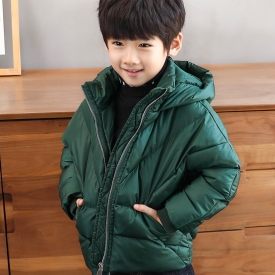 左西男童棉服外套冬装2021新款儿童棉衣棉袄加厚童装中大童洋气潮
