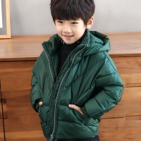 左西男童棉服外套冬装2021新款儿童棉衣棉袄加厚童装中大童洋气潮