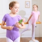 儿童舞蹈服练功服女孩夏季连体芭蕾舞服女童棉考级服中国舞服装