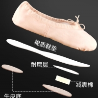 舞蹈鞋儿童女软底练功幼儿跳舞成人男冬季猫爪中国专业女童芭蕾舞